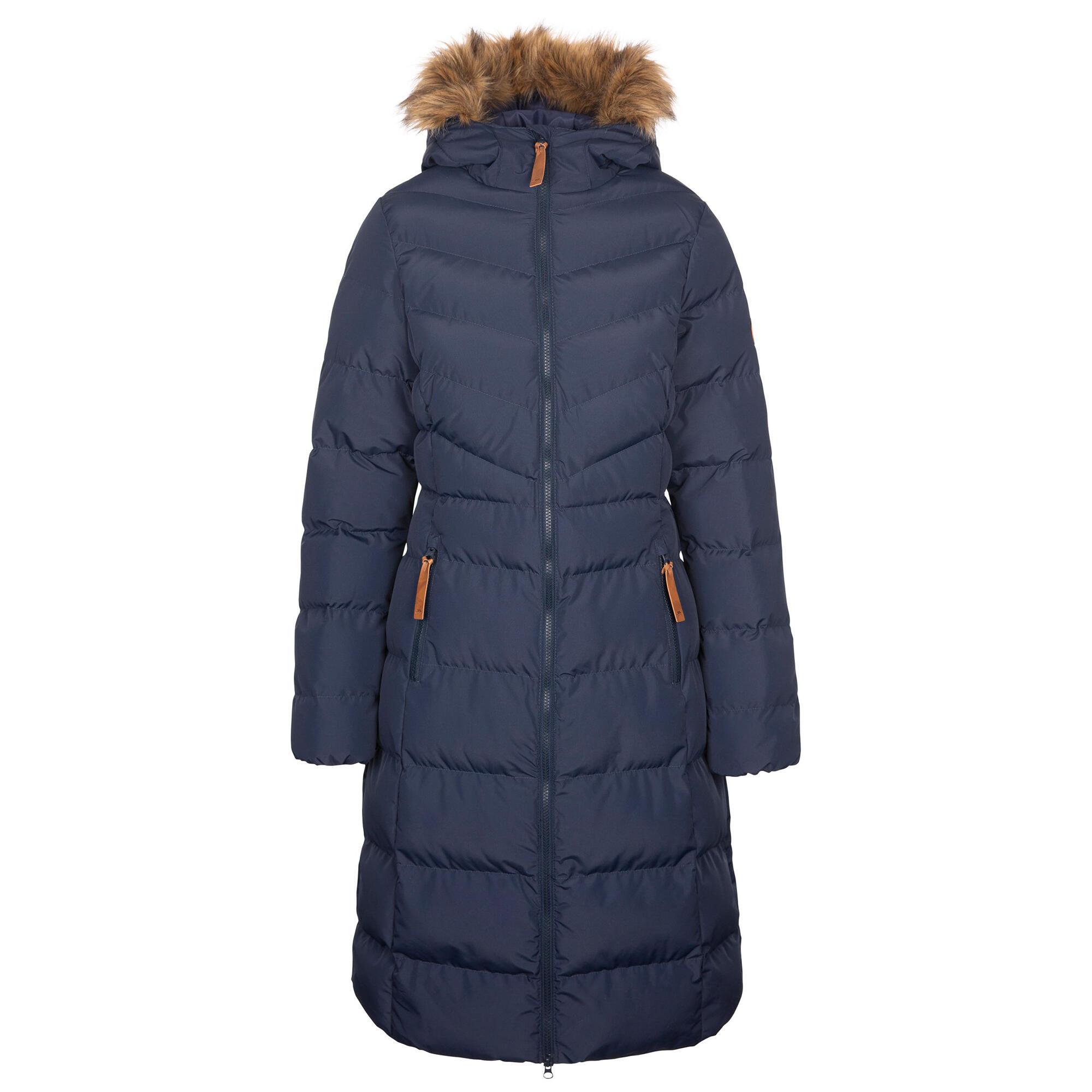 Women's AUDREY Long Down Jacket (Navy Blue)