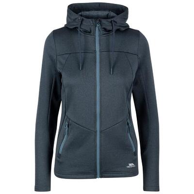 Dames koa active hoodie (blauw grijs marl)