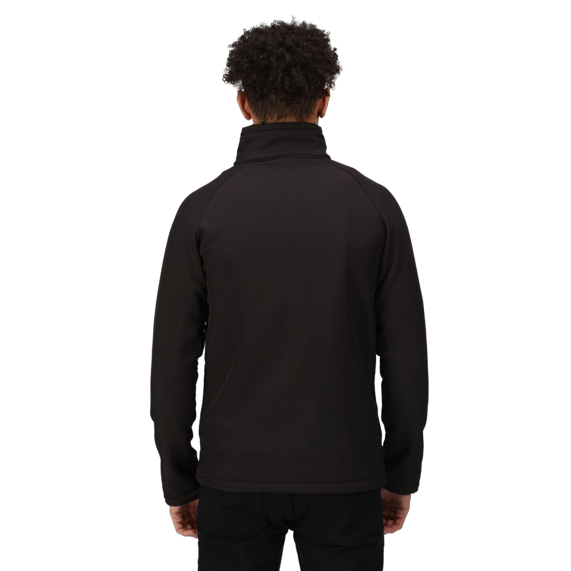 Mens Northway Soft Shell Jacket (Black) 3/5