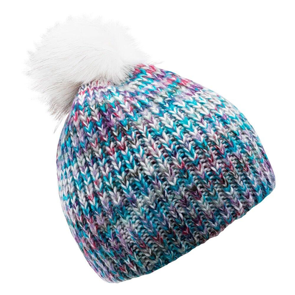 Dames Lady Vikna Wintermuts (Wit/Blauw/Sangria gemêleerd) 2/3