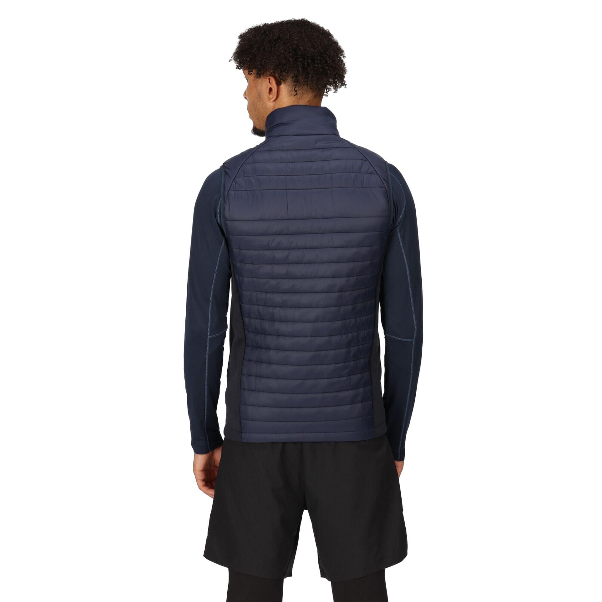 Gilet Trapuntato Ibrida Uomo Regatta Professional Blu Navy Grigio Foca 4/5