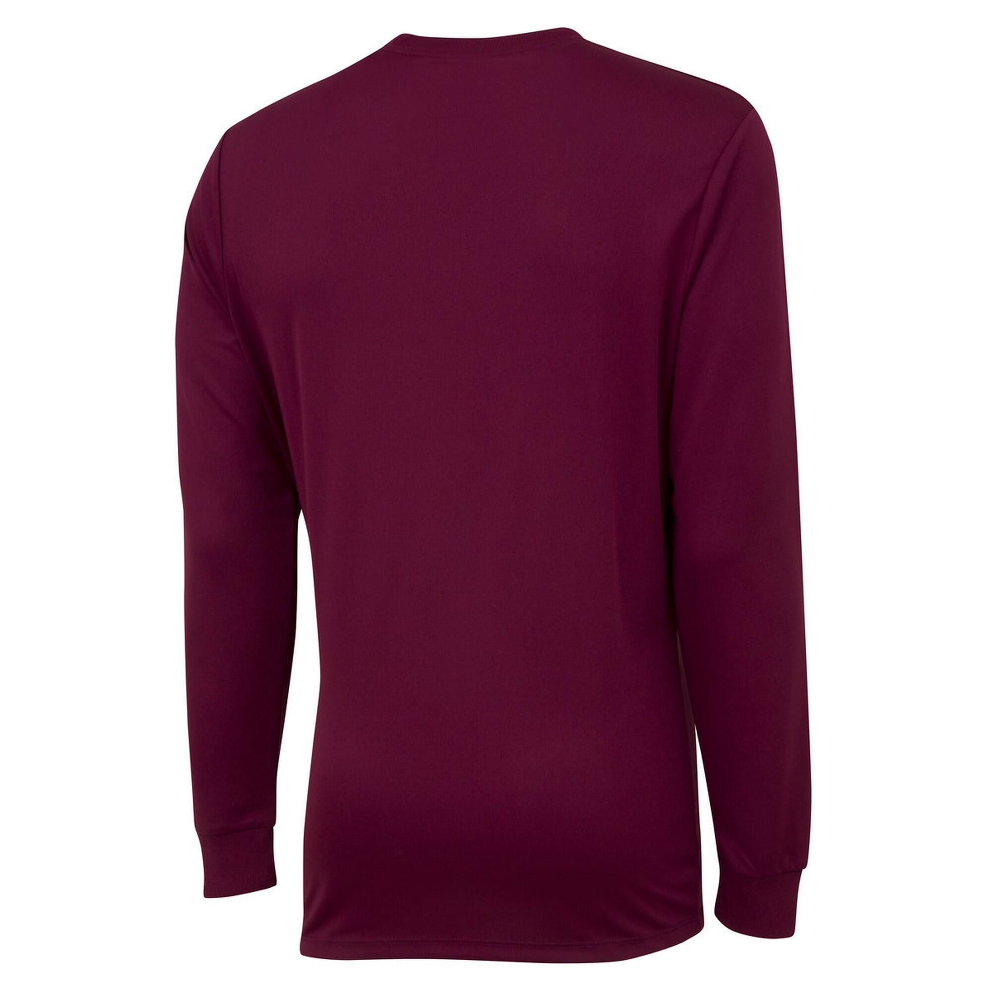 "Club" Trikot für Langärmlig Kinder Weinrot 2/3