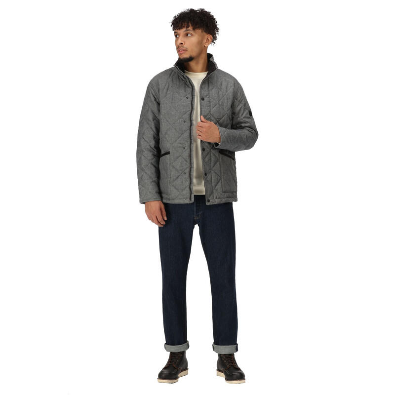 Veste matelassée LONDYN Homme (Gris foncé Chiné)