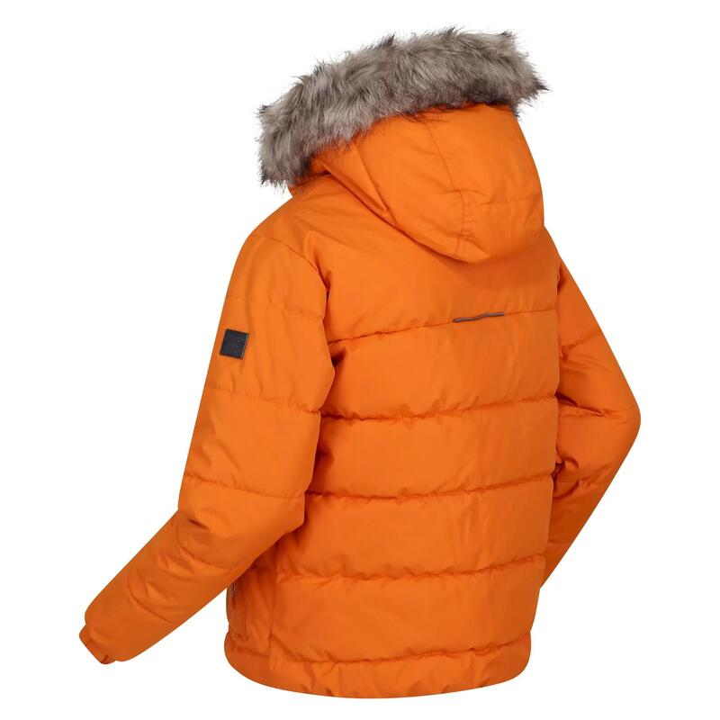 Gyerek kabát Faux Fur Trim Parka