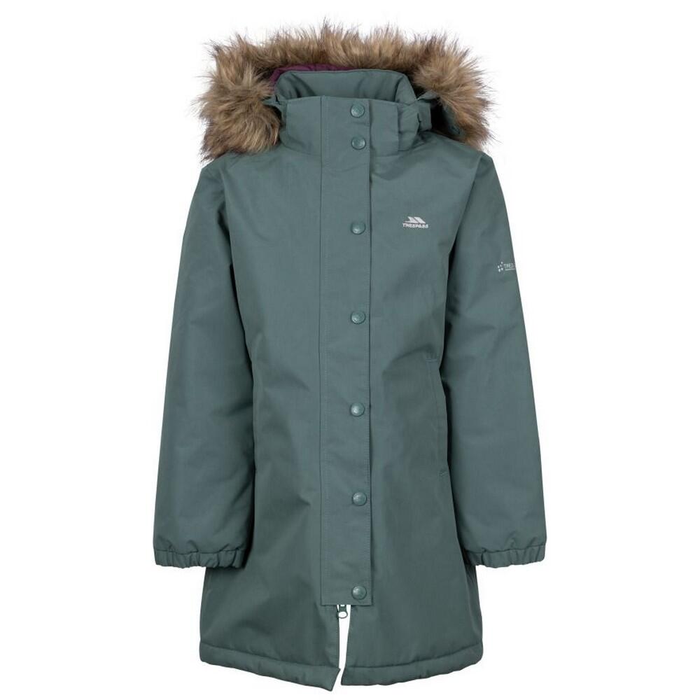 ASTOUND Girls' Waterproof Jacket (Dark Green)