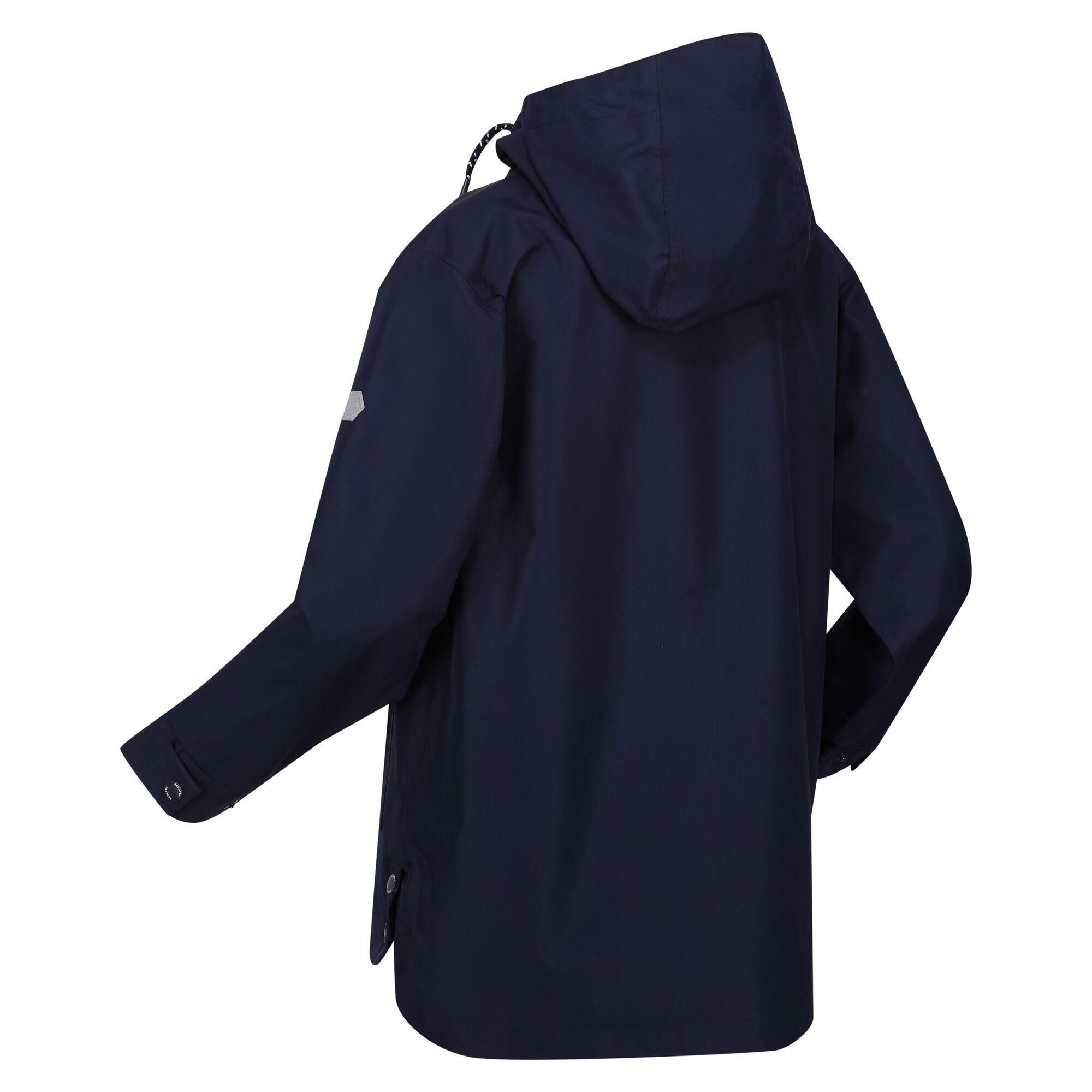 Girls Baybella Breathable Waterproof Jacket (Navy) 3/5