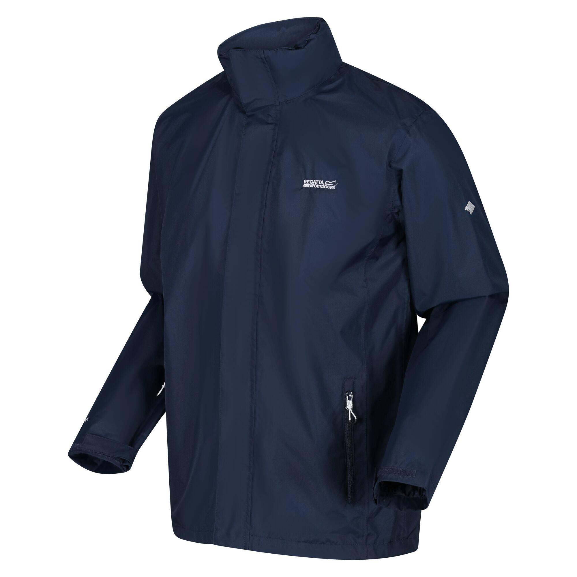 Great Outdoors Mens Outdoor Classic Matt Hooded Waterproof Jacket (Navy/Navy) 4/5