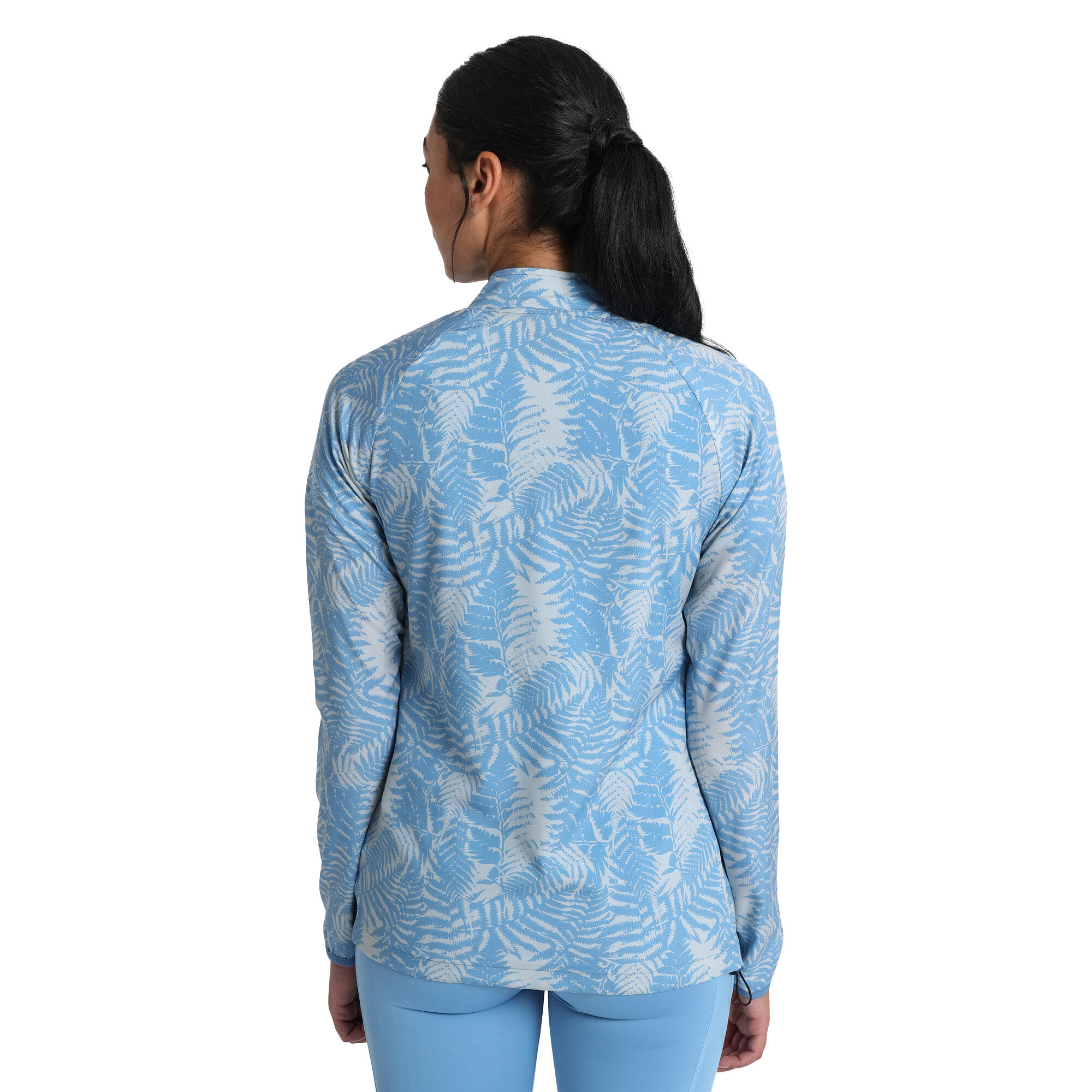 Womens/Ladies Pro Printed Woven Training Jacket (Allure/Silver Grey) 2/3