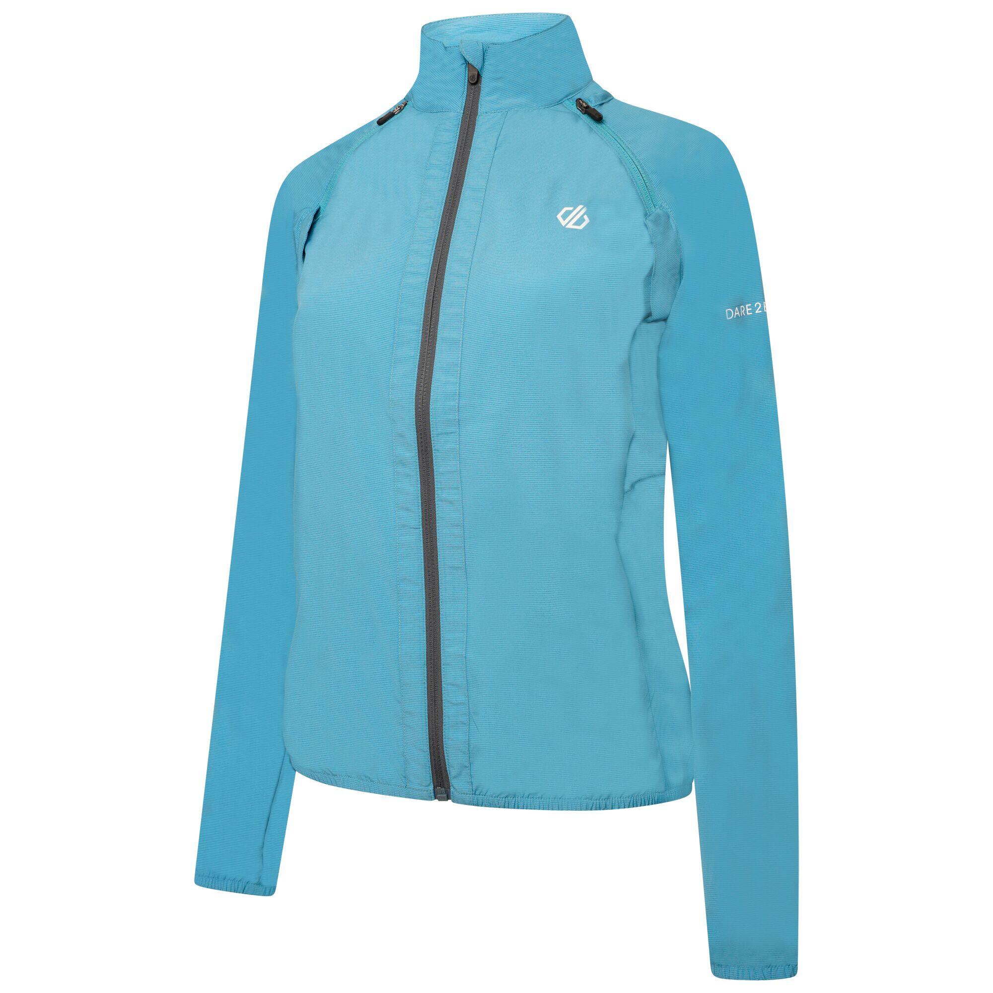 Womens/Ladies Rebound Jacket (Capri Blue) 3/5