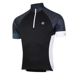 Maillot De Cyclisme STAY THE COURSE Homme (Gris Bleu / Noir)