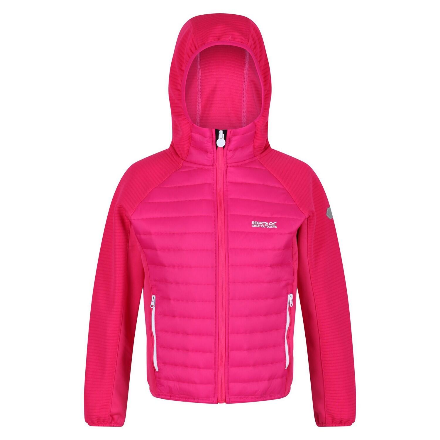 REGATTA Childrens/Kids Kielder V Hybrid Insulated Jacket (Pink Fusion)