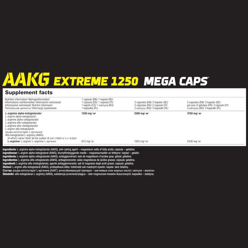 AAKG Extreme Mega Caps 1250 OLIMP 30 kaps