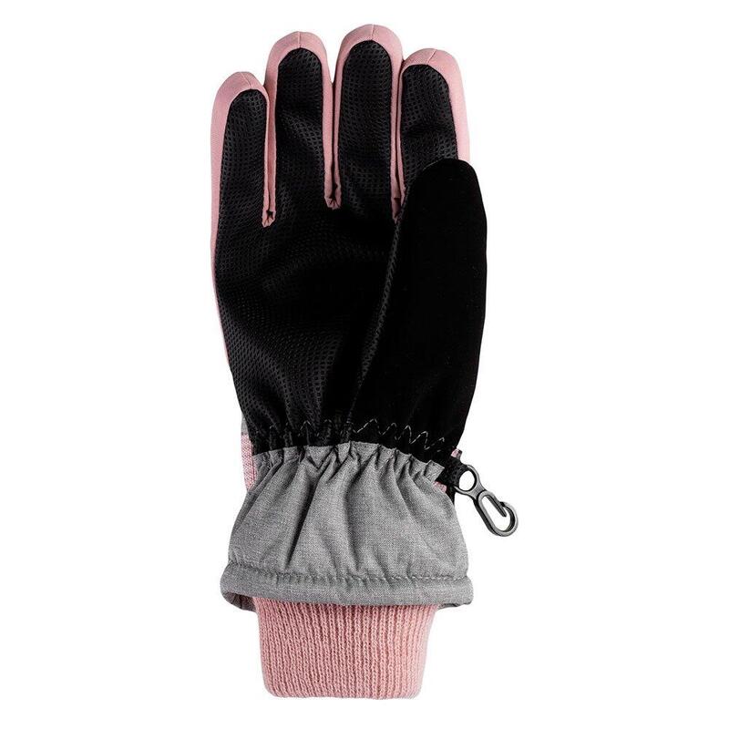 Gants de ski OSIAN Fille (Gris chiné / Rose argenté)