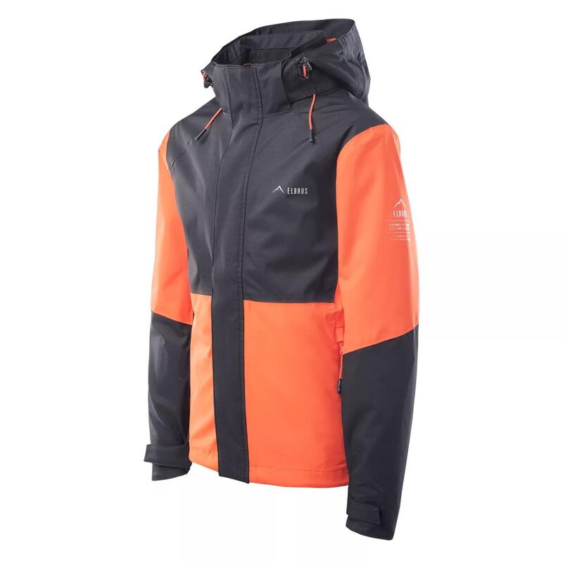 Veste POUL Garçon (Orange sanguine / Noir)