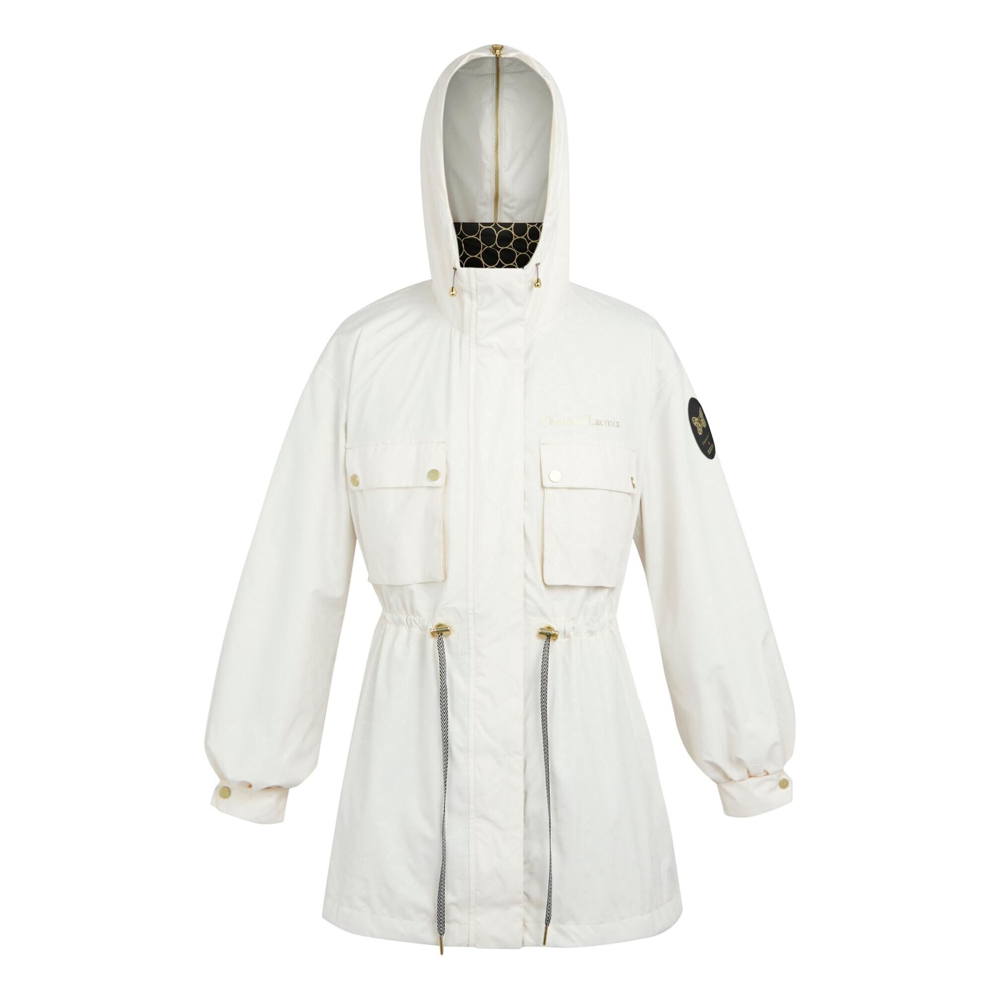 REGATTA Womens/Ladies Christian Lacroix Bernis Pearl Waterproof Jacket (White)