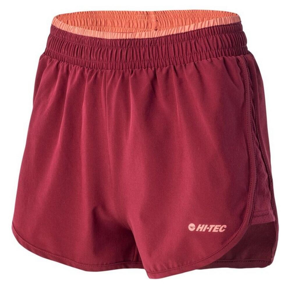HI-TEC Dames Laria Korte Broek (Bietenrood)