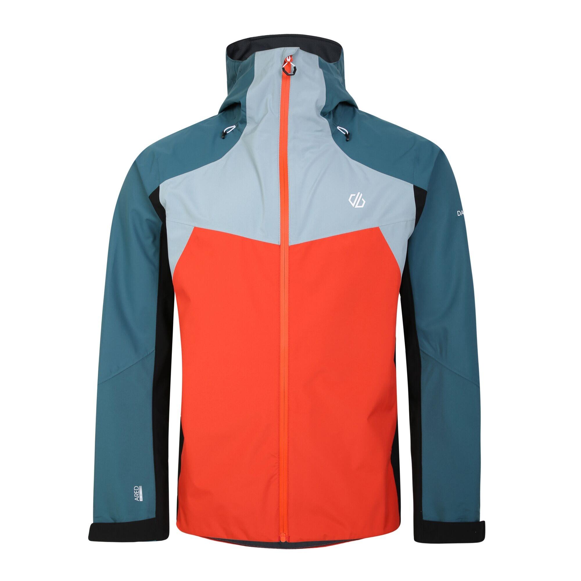 DARE 2B Mens Cornice Waterproof Jacket (Trail Blaze Orange/Slate Grey)