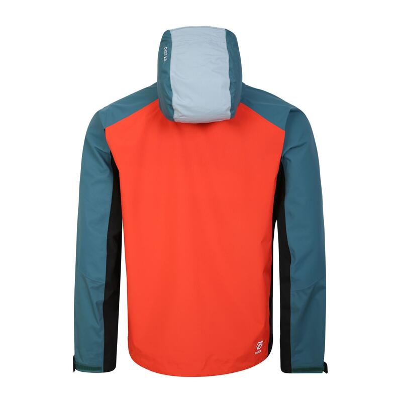 Veste imperméable CORNICE Homme (Orange vif / Gris ardoise)