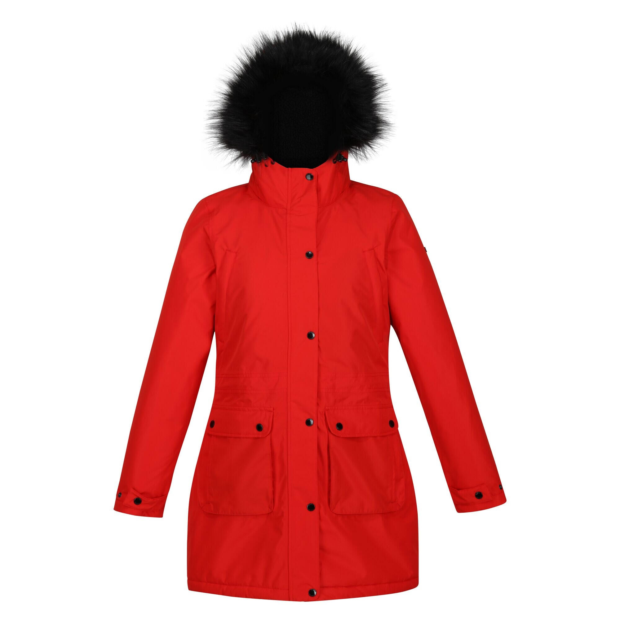 REGATTA Womens/Ladies Voltera Heated Waterproof Jacket (Code Red)