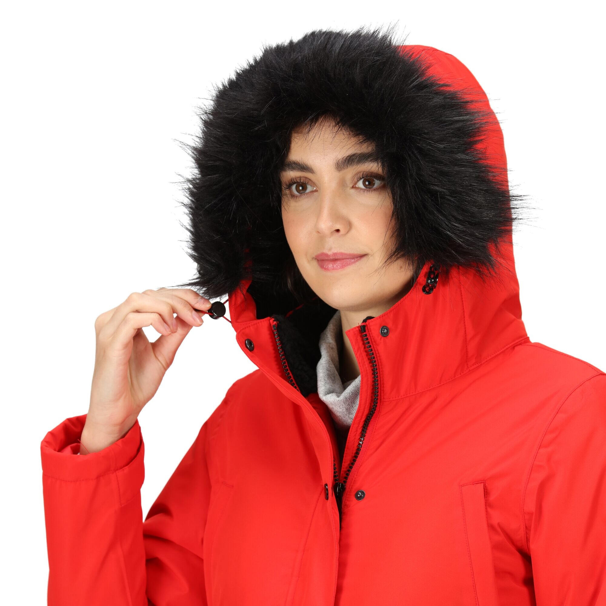 Womens/Ladies Voltera Heated Waterproof Jacket (Code Red) 4/5