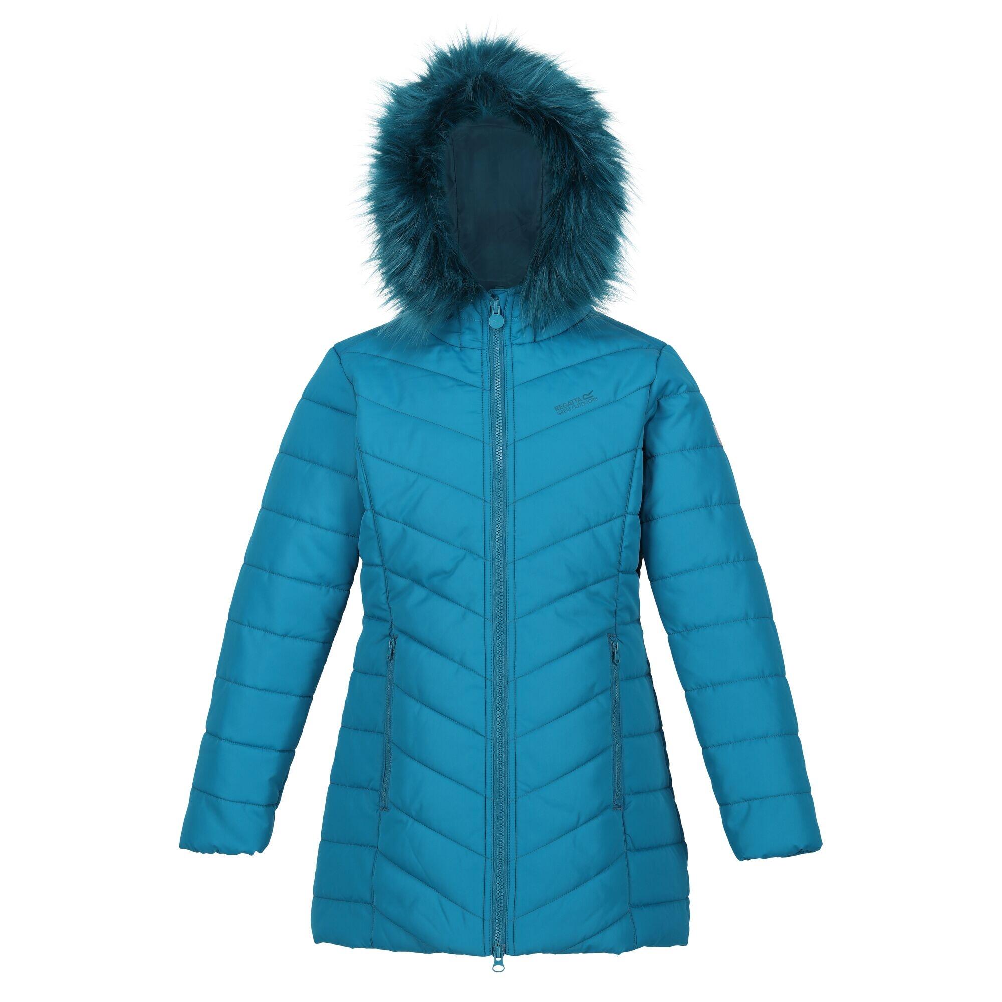 REGATTA Childrens/Kids Fabrizia Insulated Padded Jacket (Gulfstream)