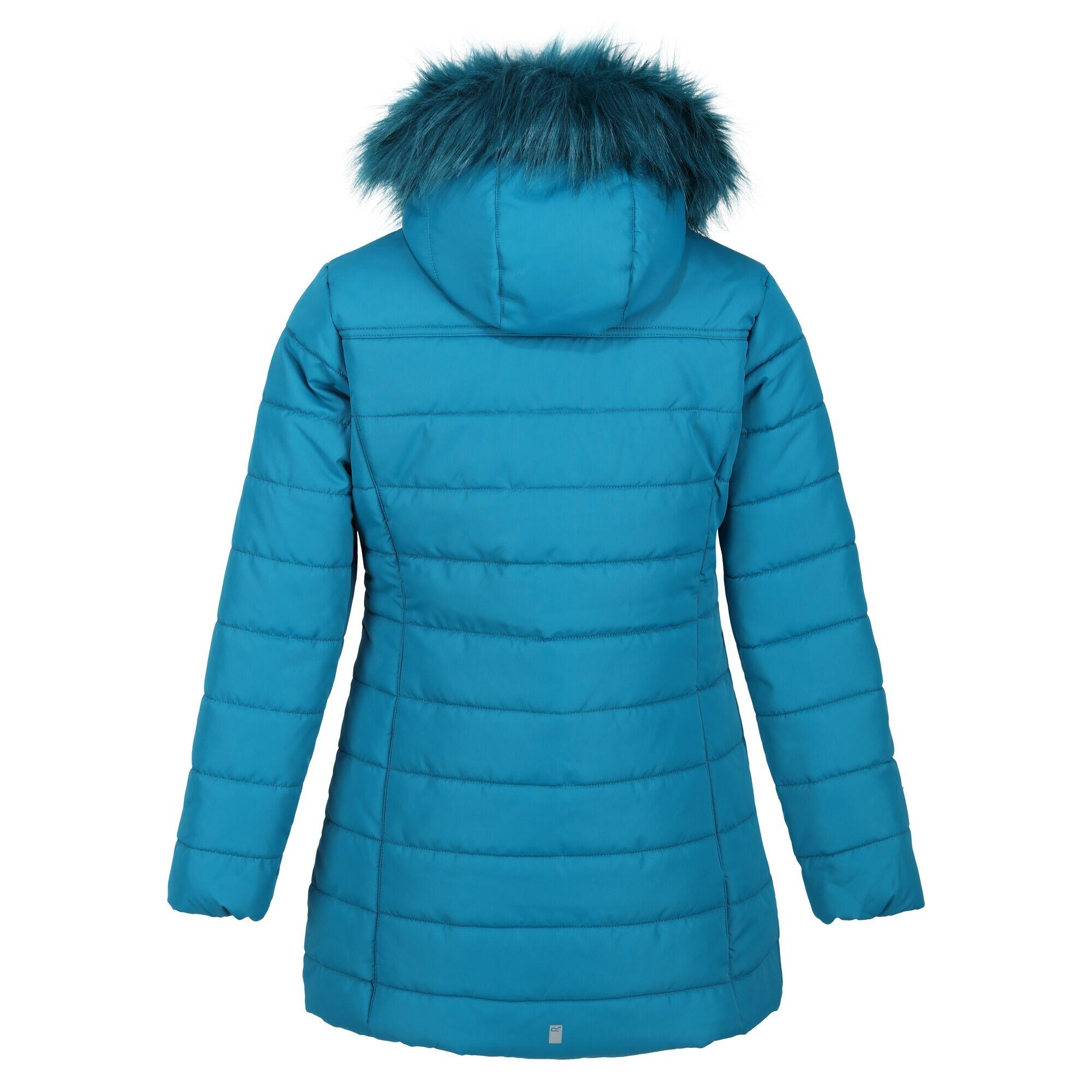 Childrens/Kids Fabrizia Insulated Padded Jacket (Gulfstream) 2/5