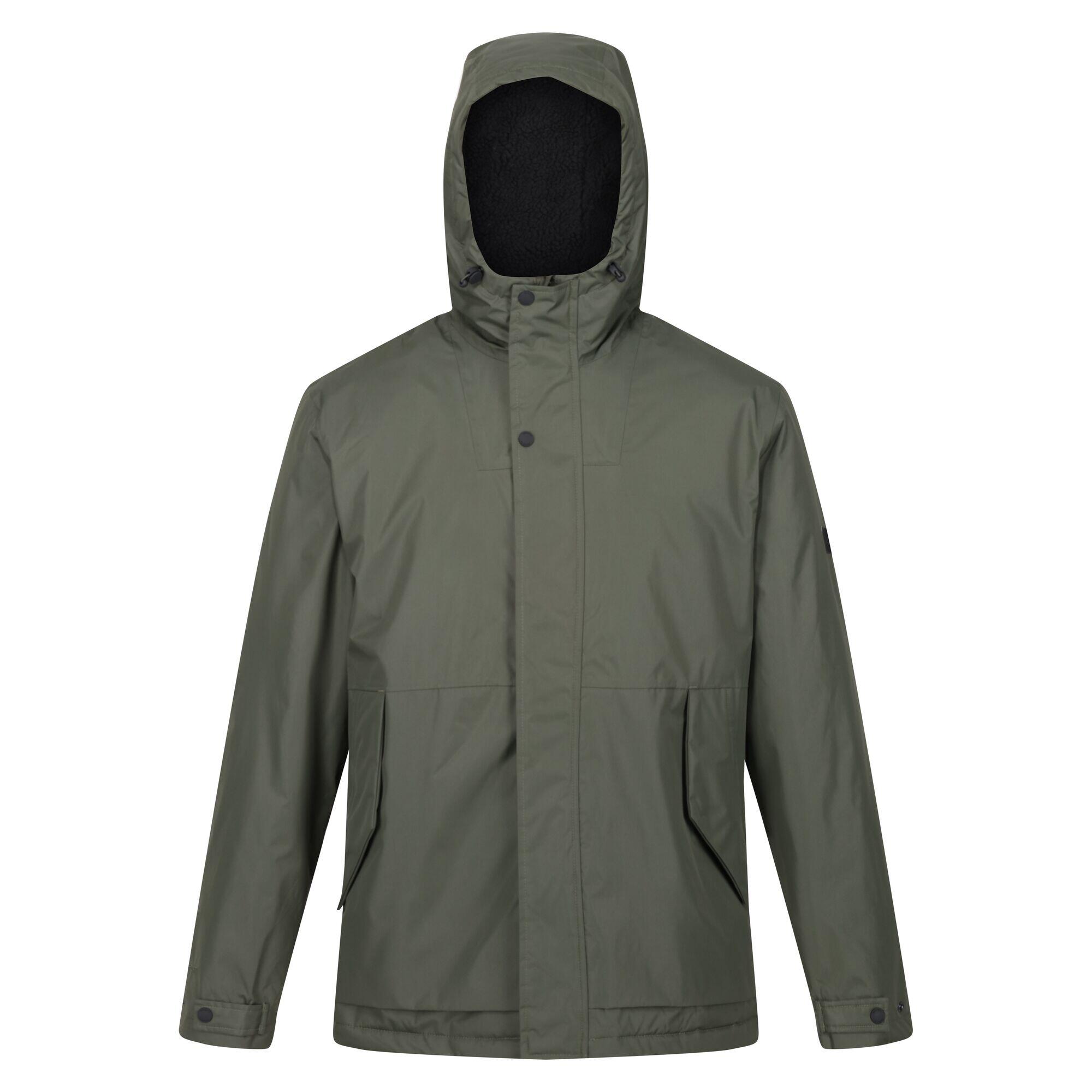 STERLINGS Men's Waterproof Jacket (Dark Khaki)