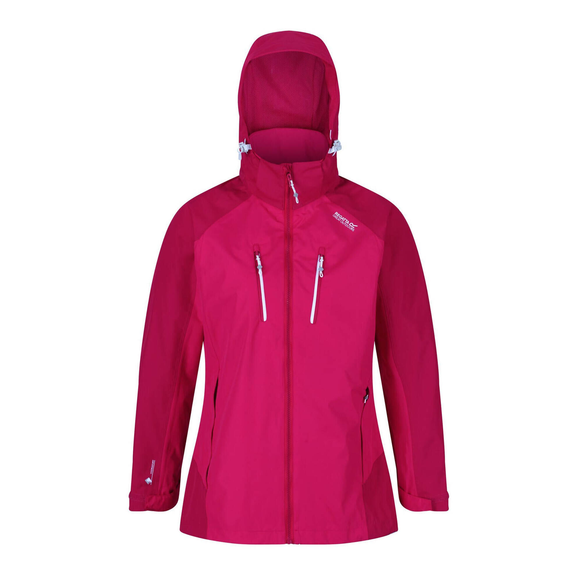 REGATTA Womens/Ladies Calderdale IV Waterproof Jacket (Duchess Pink/Dark Cerise)