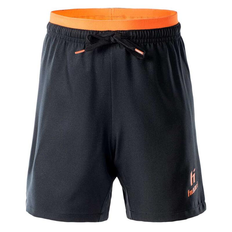 Kinderen/Kinderen Dectis Logo Shorts (Zwart/Oranje Tijger)