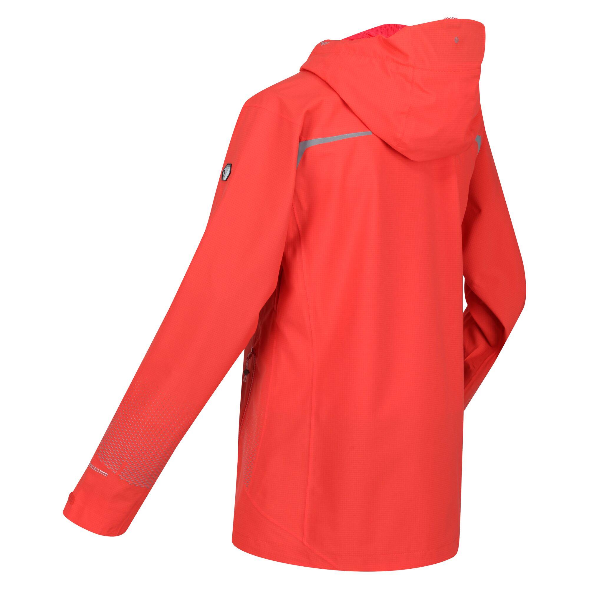 Womens/Ladies Highton Pro Waterproof Jacket (Neon Peach) 4/5