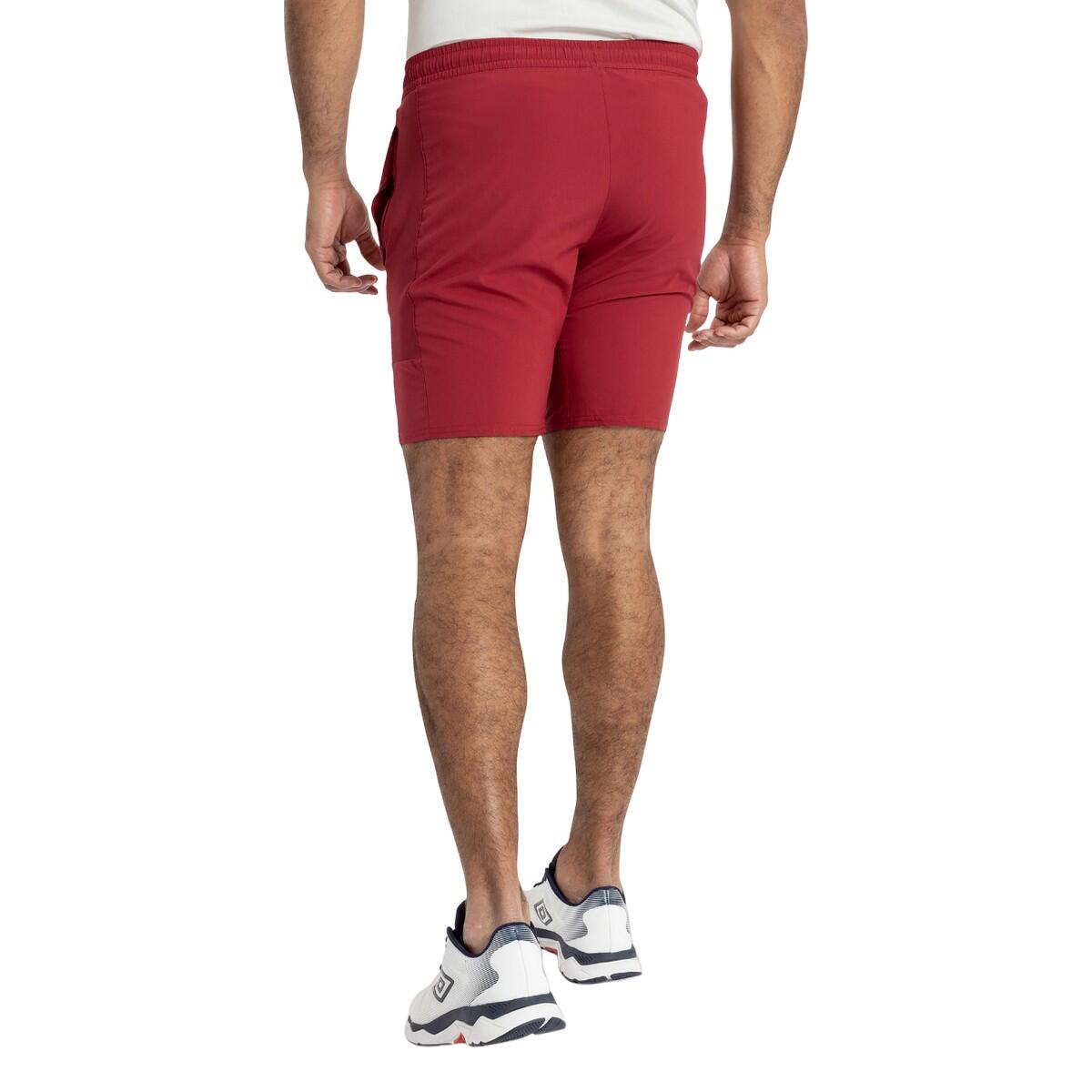 Mens 23/24 England Rugby Gym Shorts (Tibetan Red) 2/4