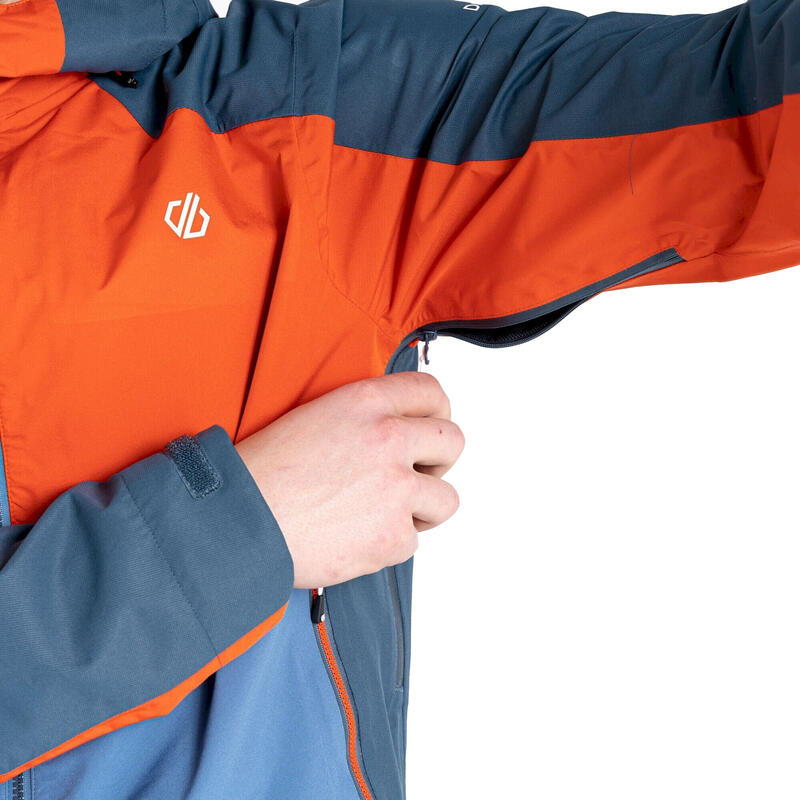 Chaqueta Impermeable Touchpoint II para Hombre Salmón Quemado, Azul Estelar