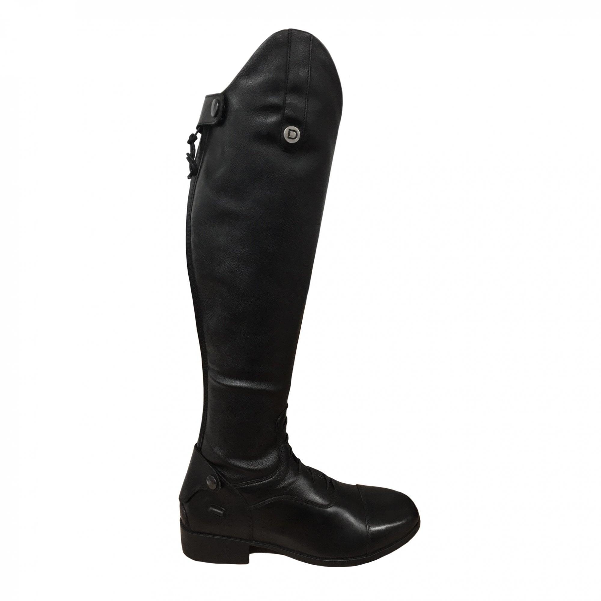 Womens/Ladies Arderin Tall Leather Field Boots (Black) 3/5