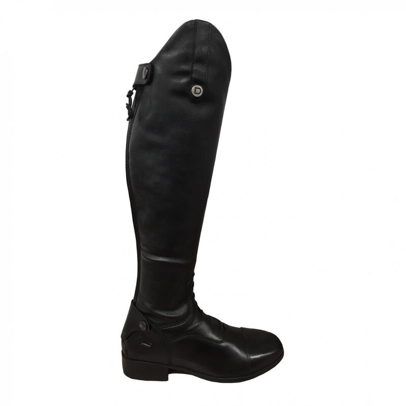 Arderin Leder Reitstiefel Lang Damen Schwarz