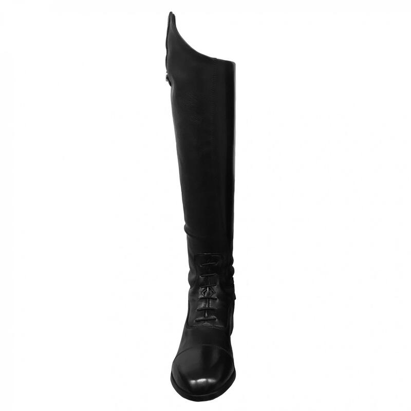 Arderin Leder Reitstiefel Lang Damen Schwarz