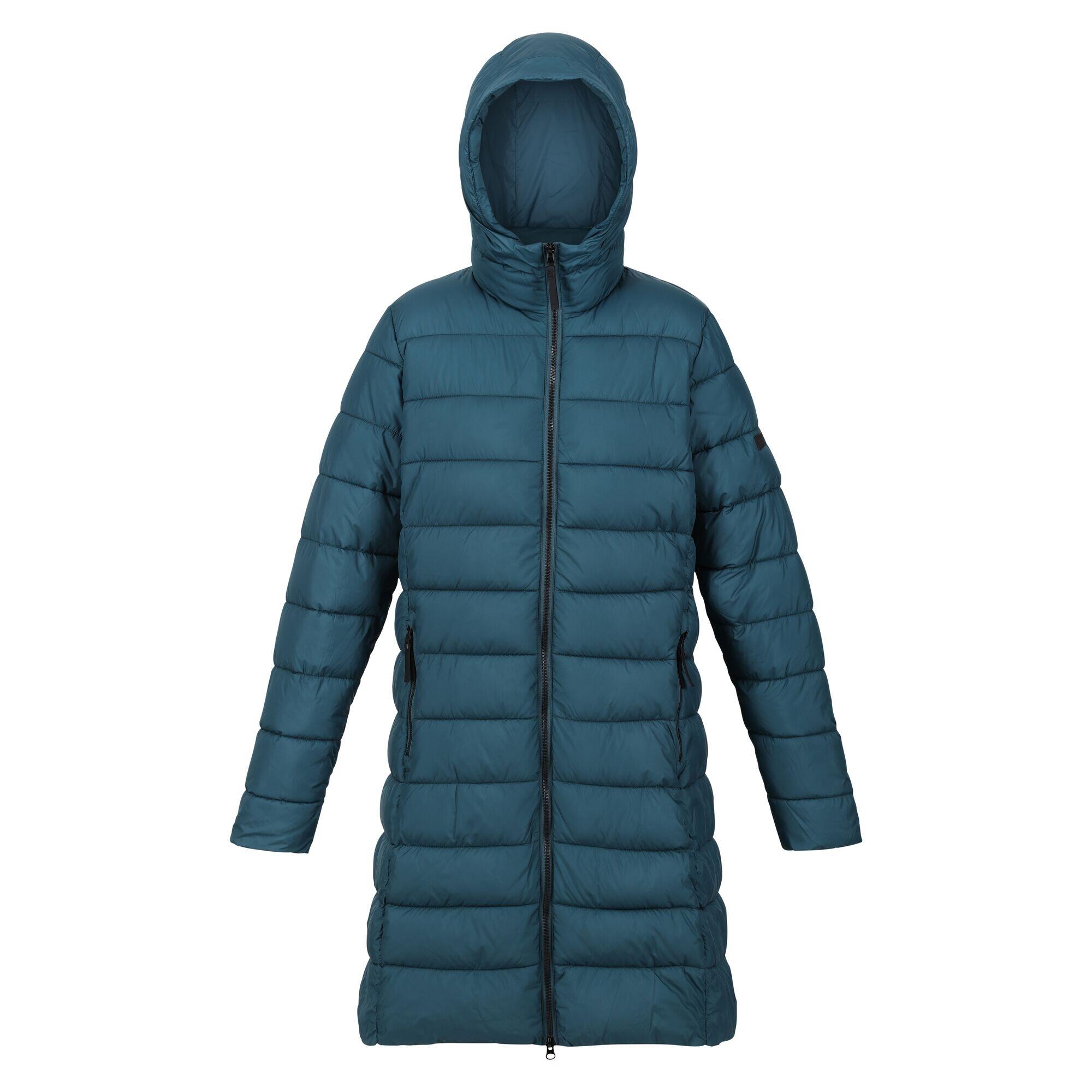 ANDIA Women's quilted jacket (Dark teal)