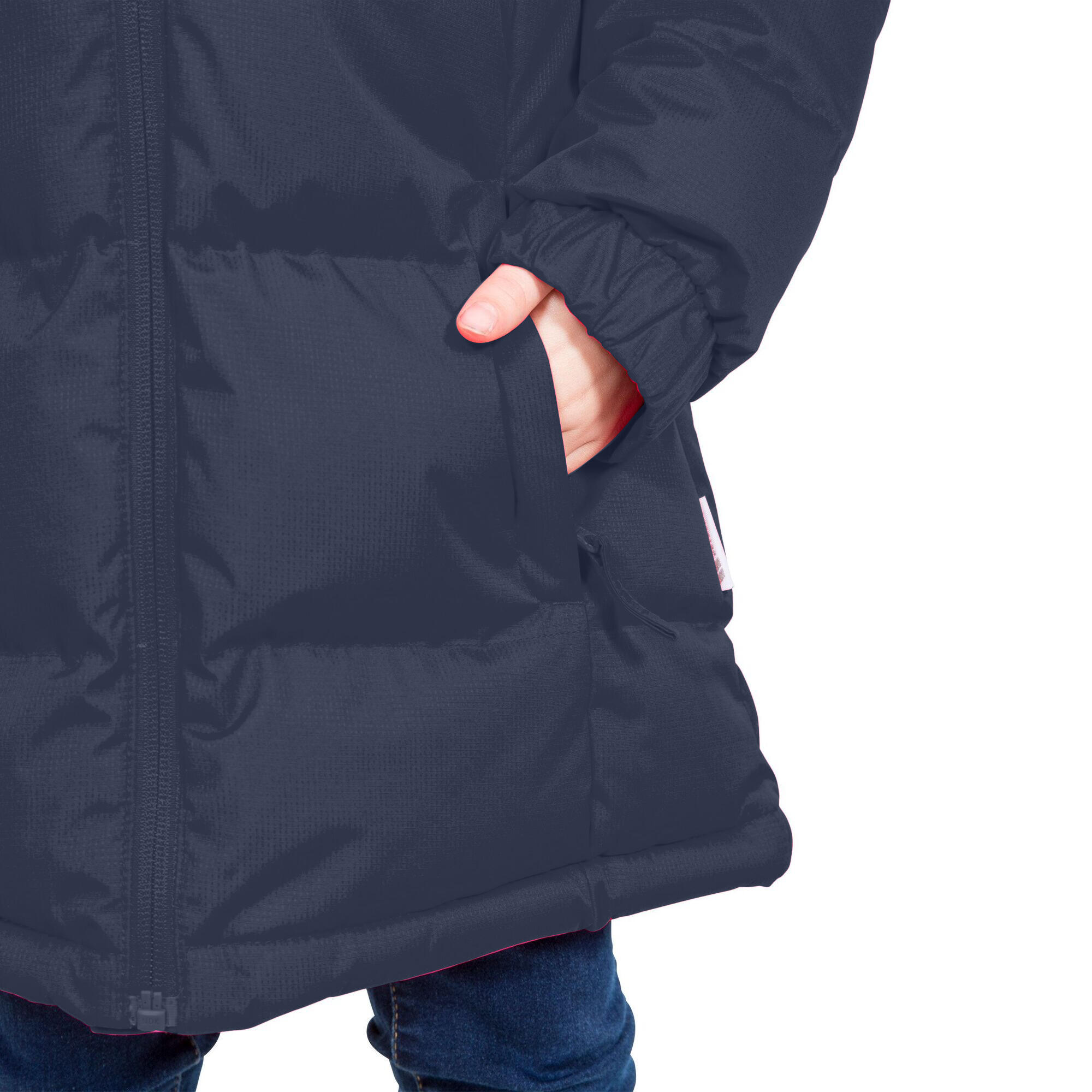 Girl's TIFFY quilted jacket (Navy)