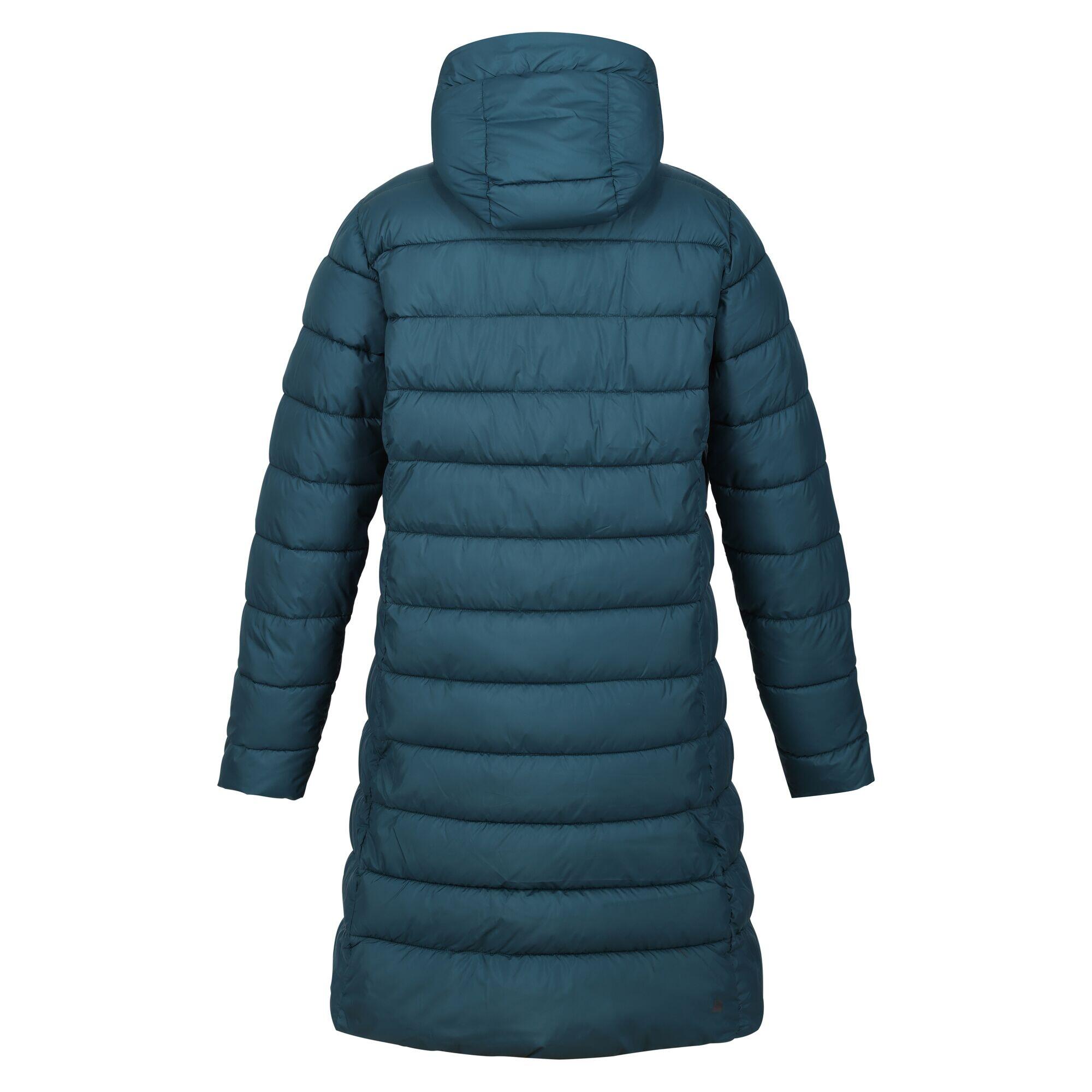 ANDIA Women's quilted jacket (Dark teal)