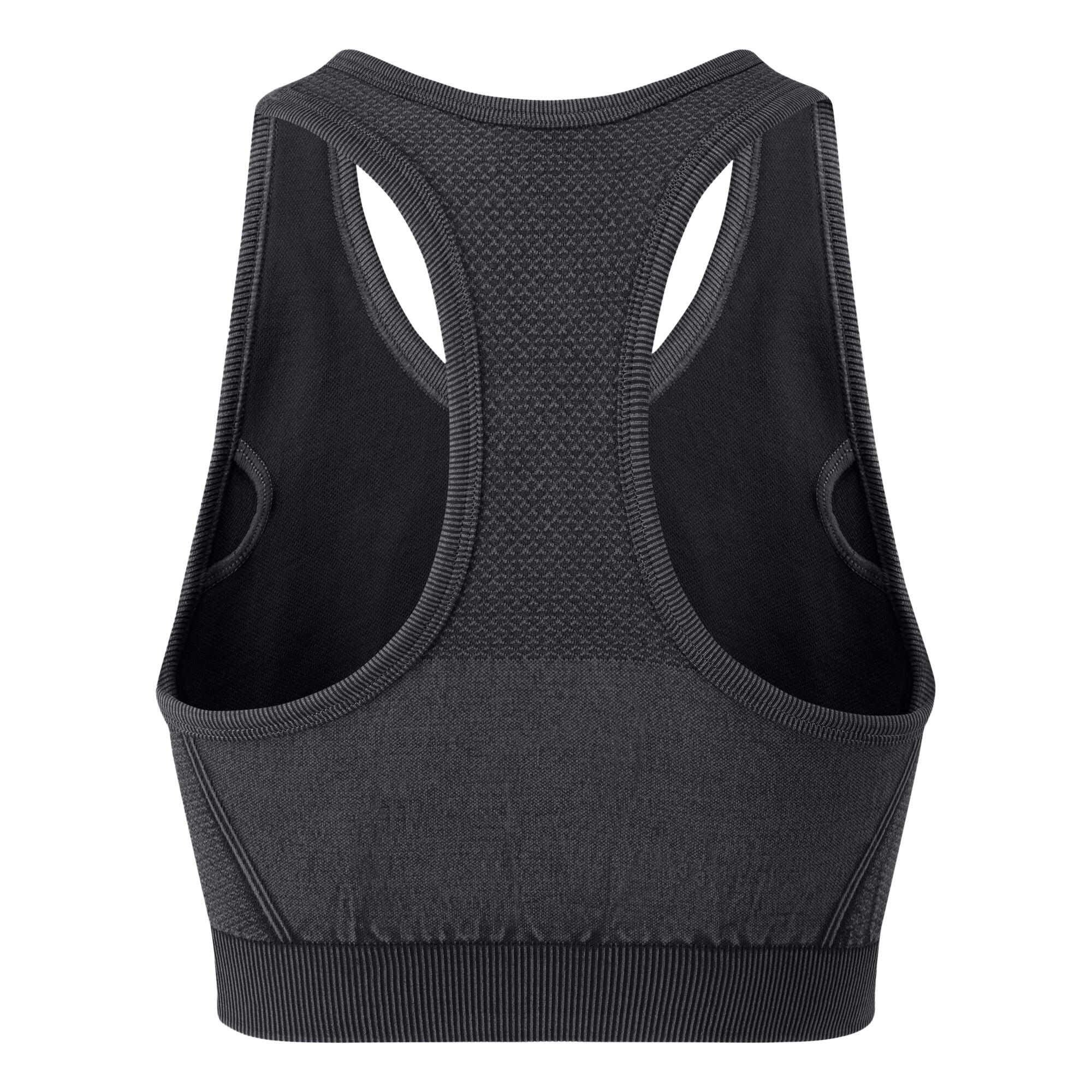 SportBH, Nahtlos für Damen Jeans-Schwarz 2/3