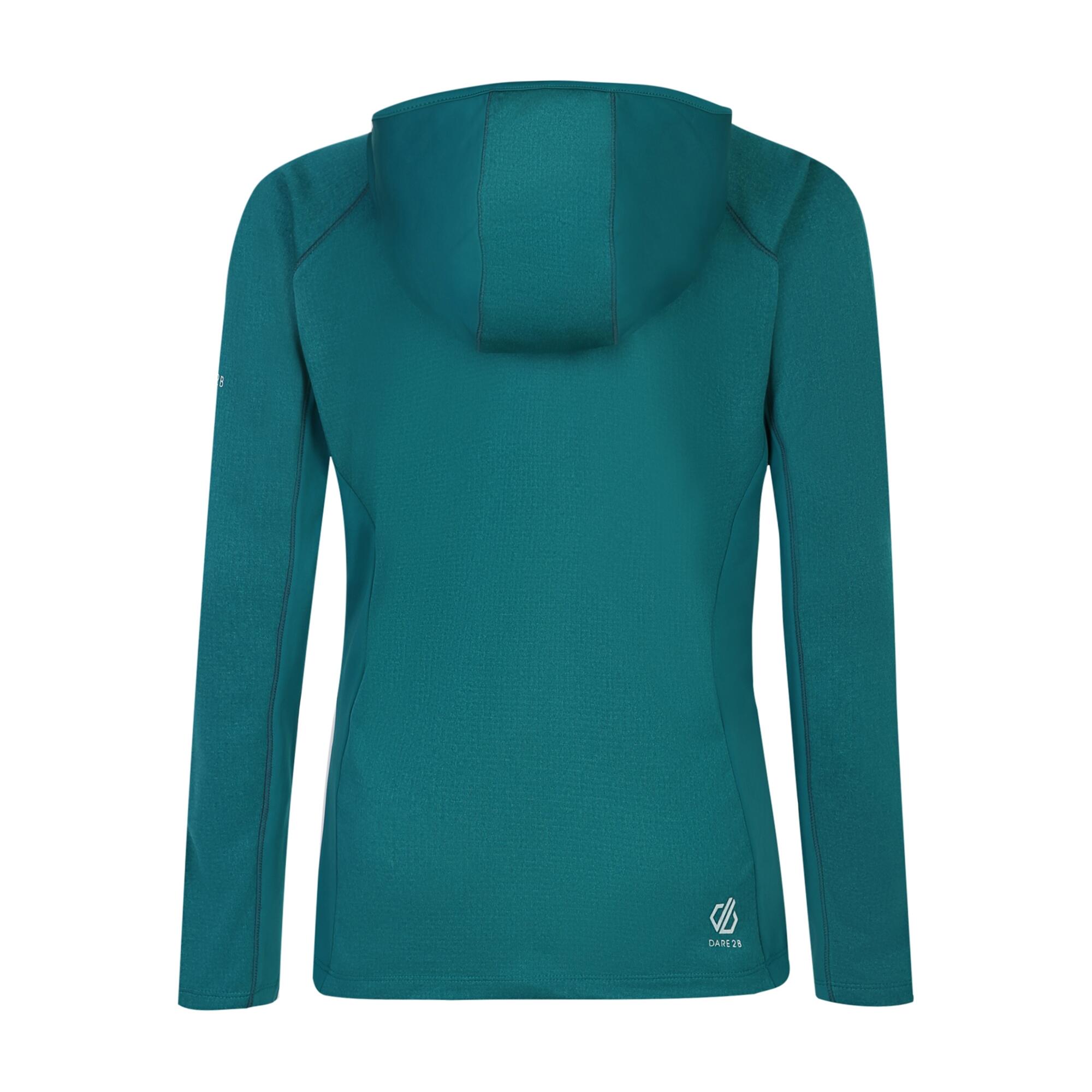 Womens/Ladies Convey II Hooded Core Stretch Midlayer (Fortune Green) 2/5