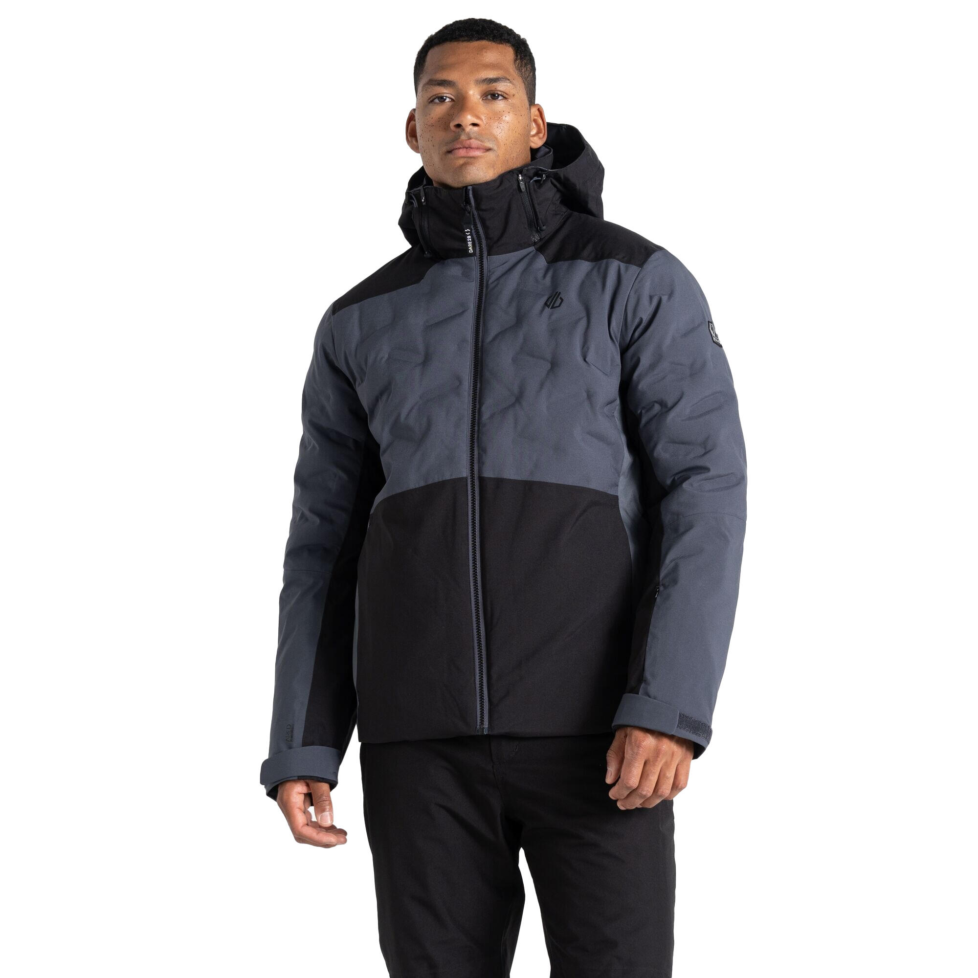 Mens Aerials Ski Jacket (Ebony/Black) 4/5