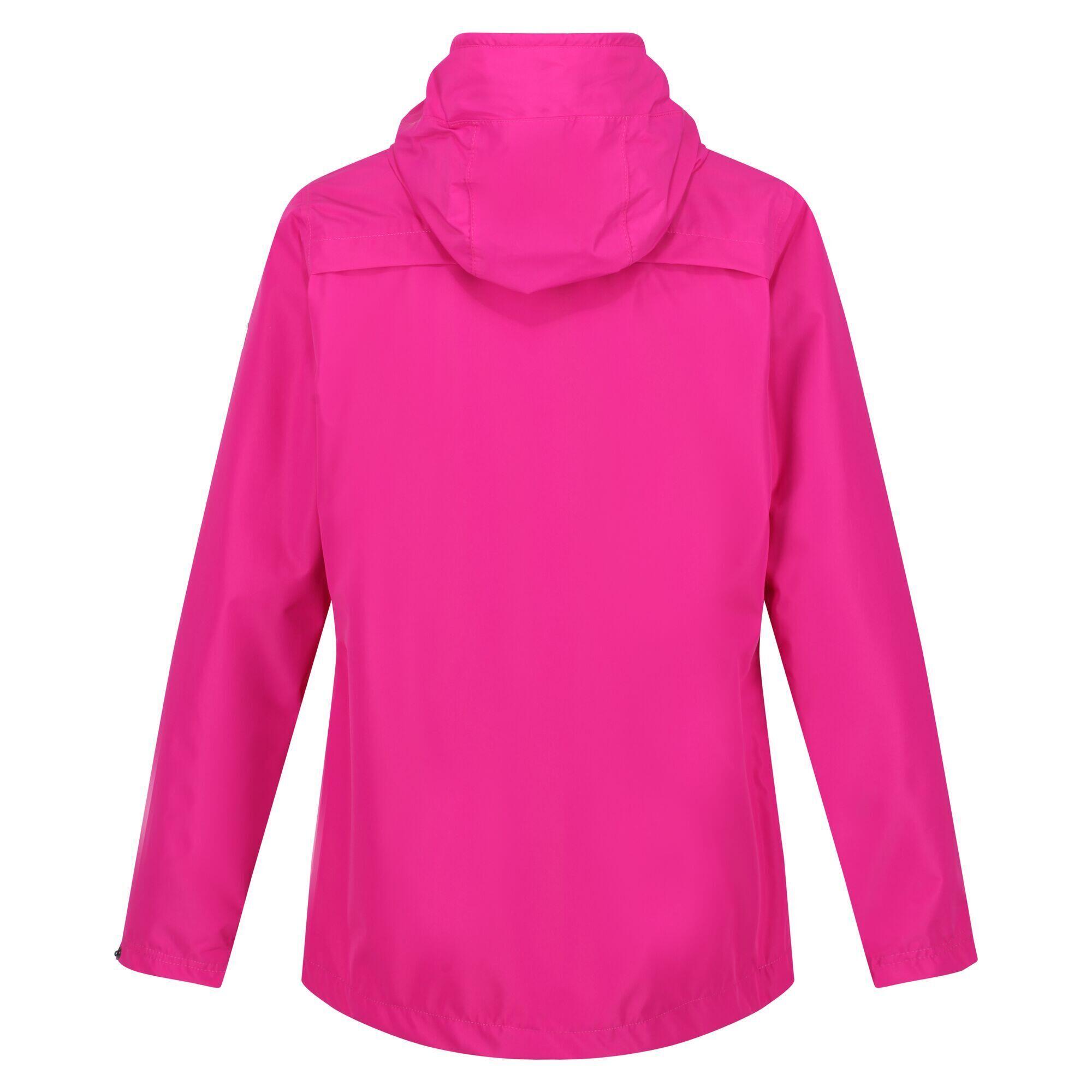 Womens/Ladies Bayarma Lightweight Waterproof Jacket (Neon Pink) 2/5