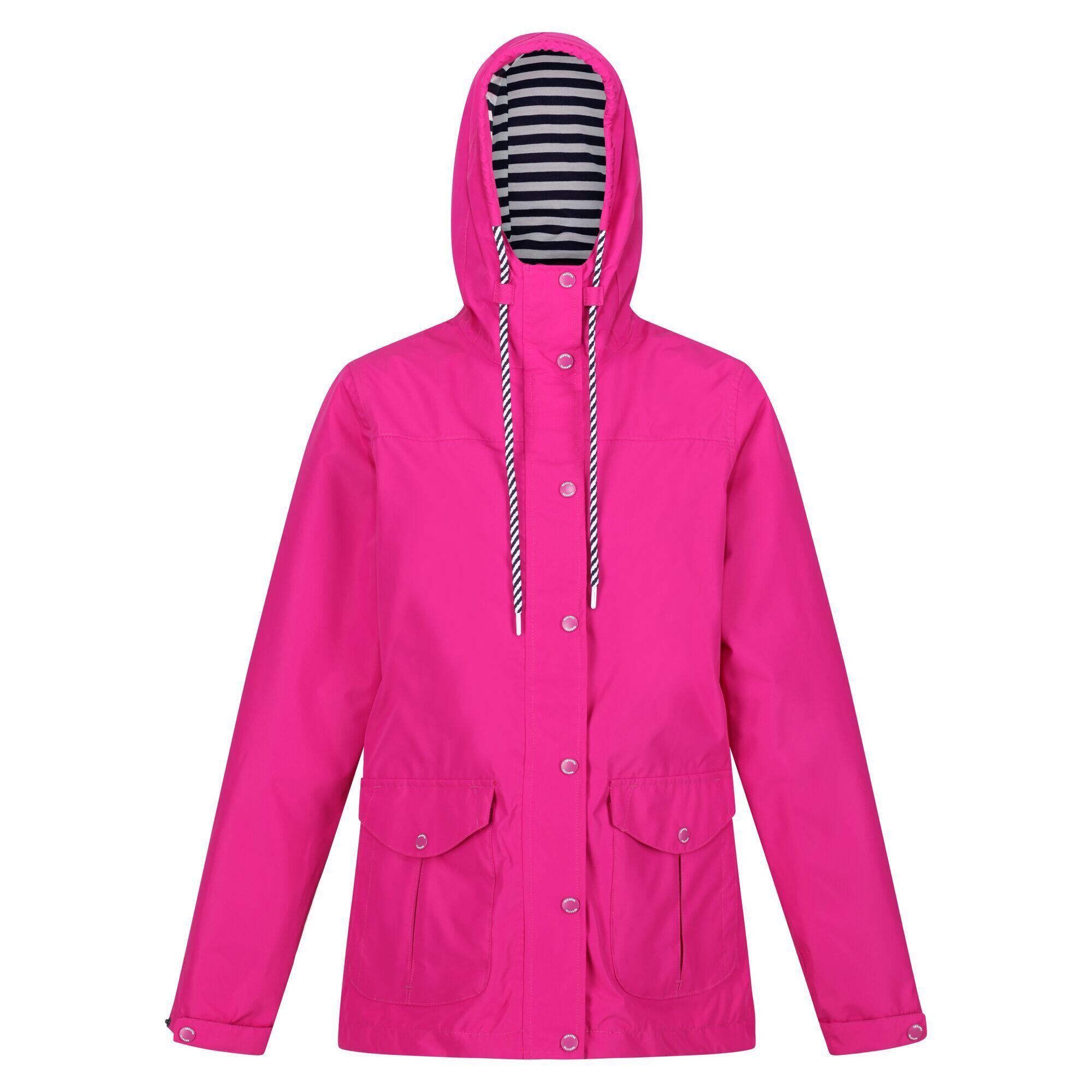 Womens/Ladies Bayarma Lightweight Waterproof Jacket (Neon Pink) REGATTA ...