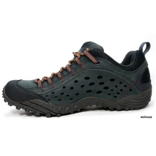 Scarpe sportive Merrell Intercept verdi da uomo 4/5