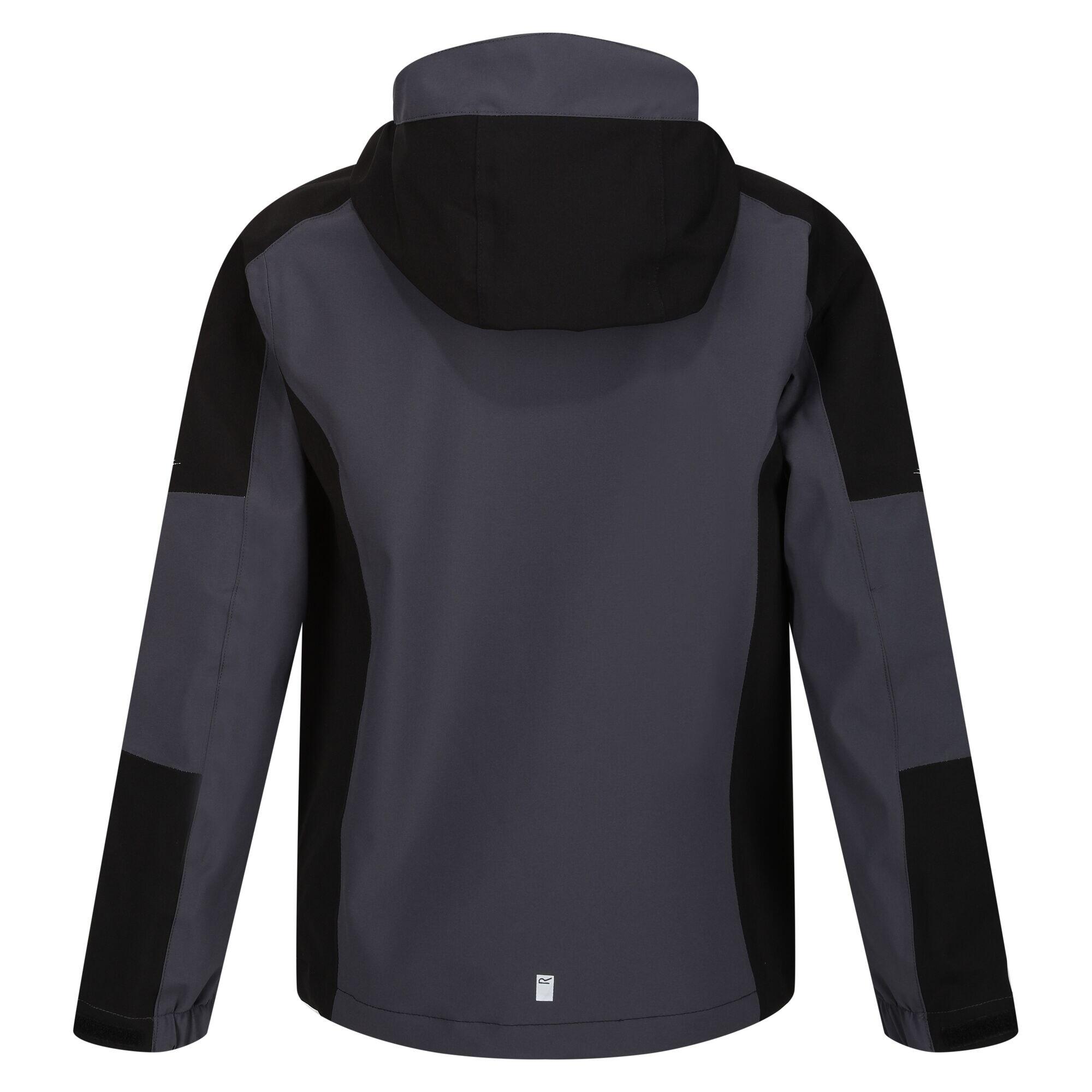 Childrens/Kids Highton IV Waterproof Jacket (Seal Grey/Black) 2/5
