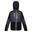 Chaqueta Impermeable Highton IV para Niños/Niñas Gris Seal, Negro