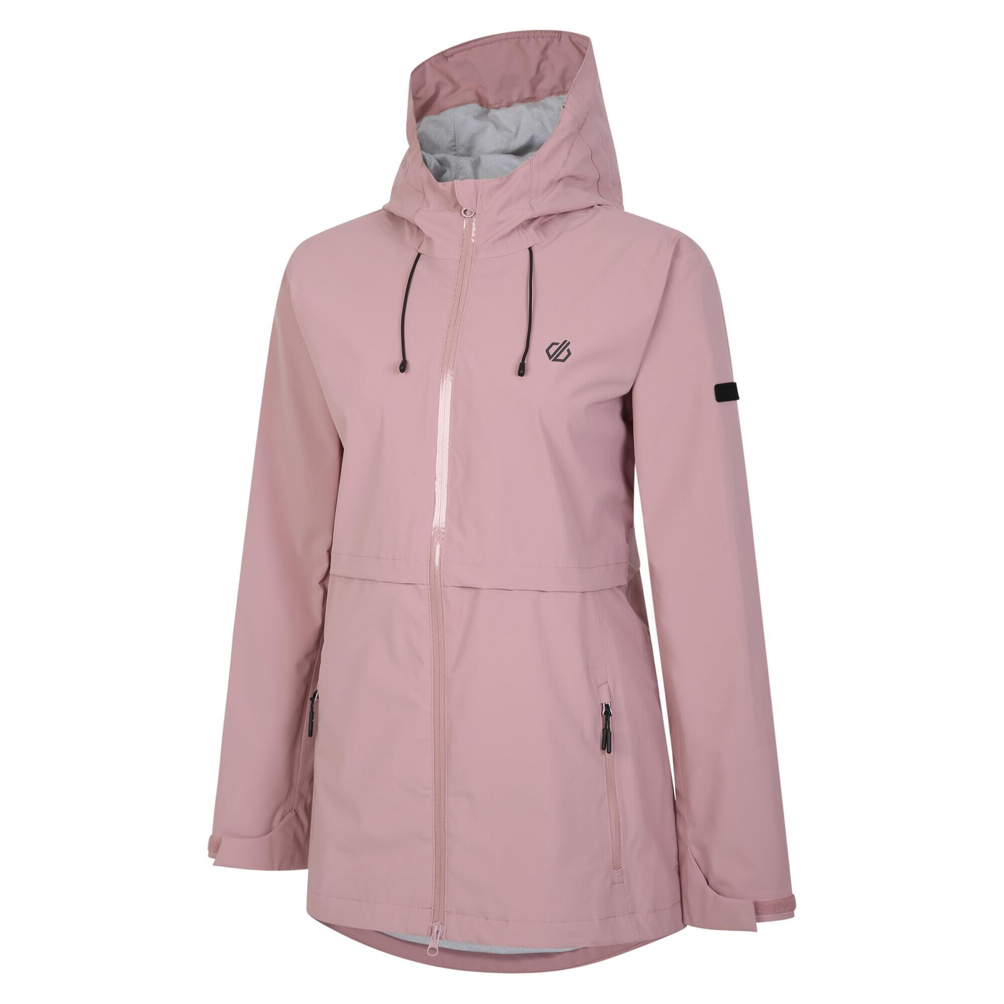 Womens/Ladies Switch Up Recycled Waterproof Jacket (Dusky Rose) 1/4