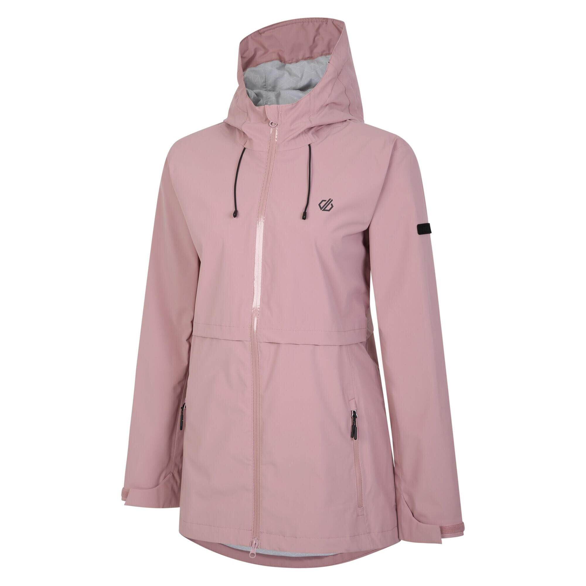 DARE 2B Womens/Ladies Switch Up Recycled Waterproof Jacket (Dusky Rose)