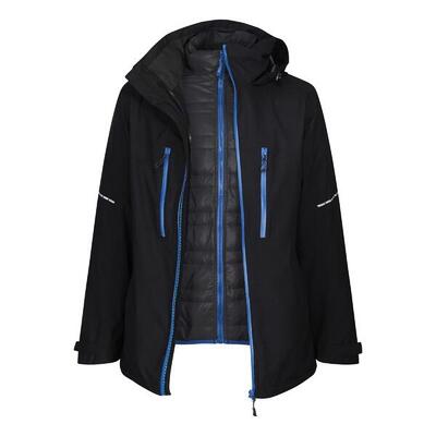 Heren jas (zwart/oxford blauw)