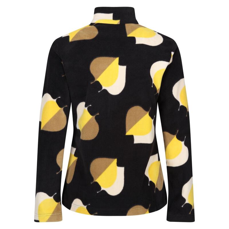 Női Orla Kiely Shadow Elm Zip Neck Fleece felső